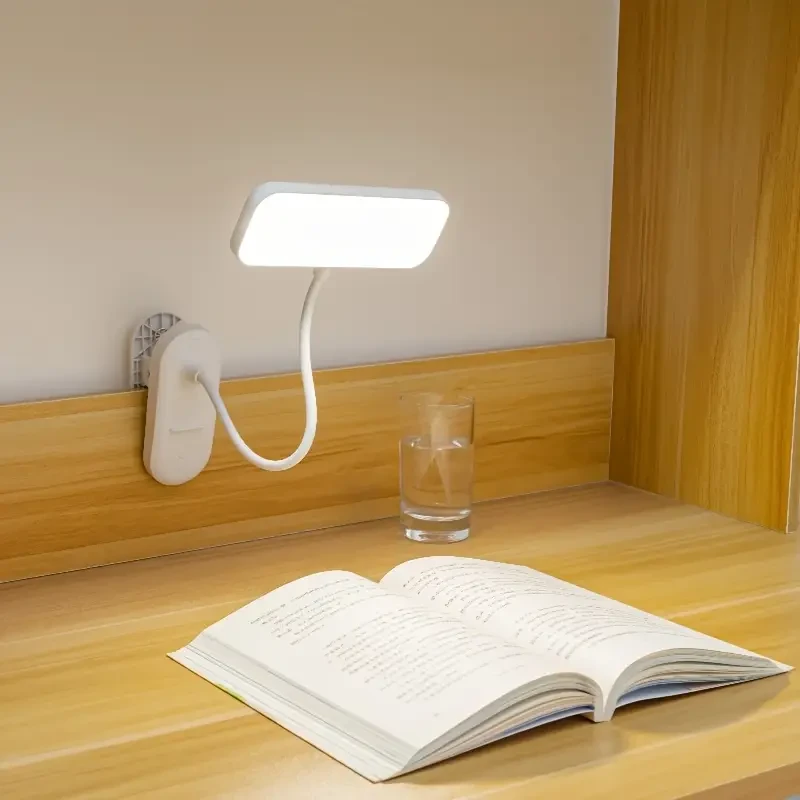 HOTU Flexible Swan-Neck Desk Lamp Eye-Protecting, Dimmable LED Lighting for Modern Workspaces