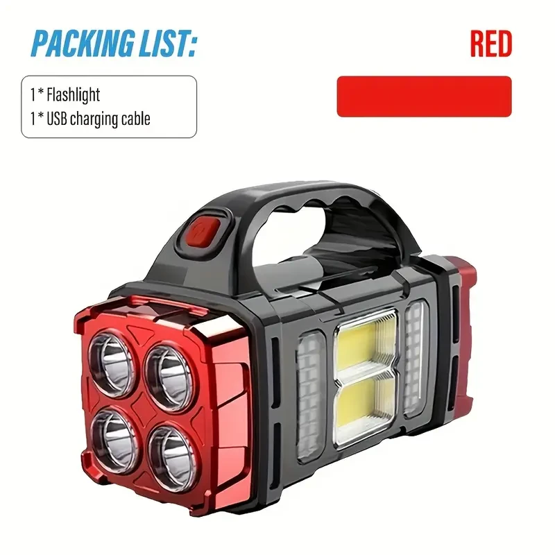 HOTU Solar Portable Light  Multi-Functional USB & Solar Powered LED Work Lamp