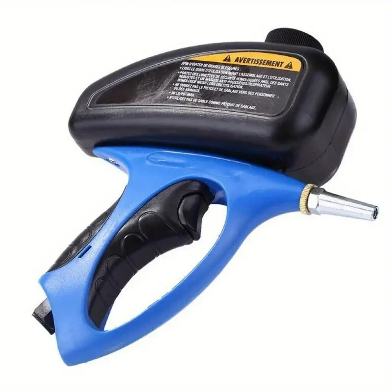 HOTU Sand Blaster Gun  Pneumatic Nozzle Tool for Rust Removal & Surface Restoration