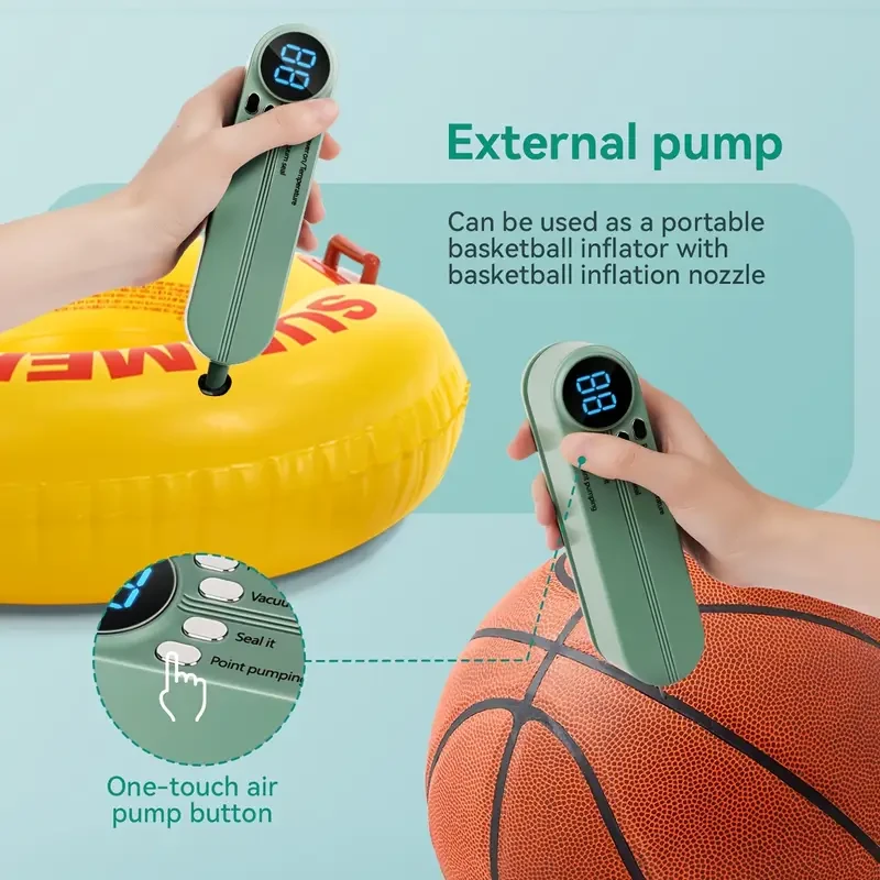 HOTU Portable Food Sealer 1200mAh Rechargeable Multi-Function Vacuum Sealing System