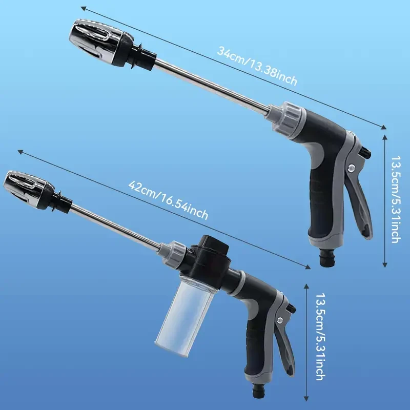 HOTU High-Pressure Car Wash Sprayer  Adjustable, Durable & Powerful Cleaning Nozzle