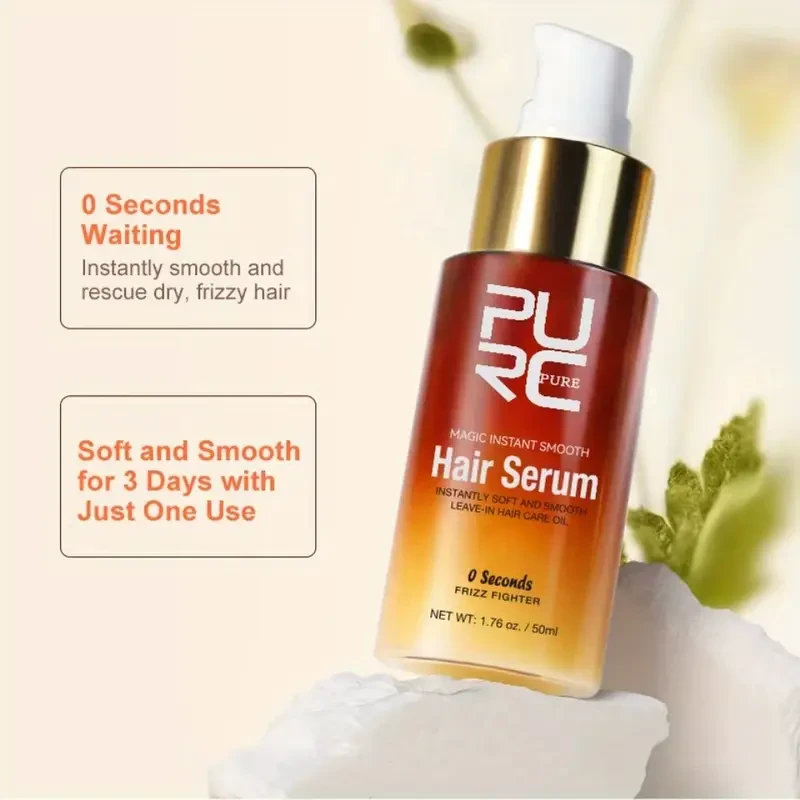 PURC Instant Soft Hair Oil  Nourishing Frizz Control & Deep Repair Serum