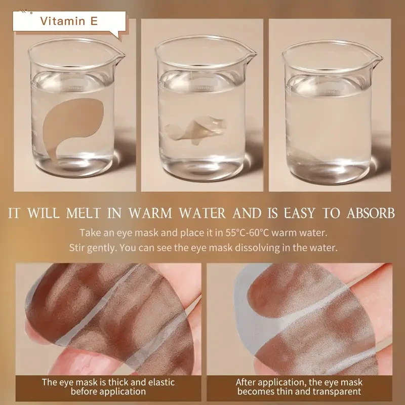 OPOSI Caffeine Peptide Firming Eye Mask Hydrating, Brightening & Puffiness-Reducing Gel Patches