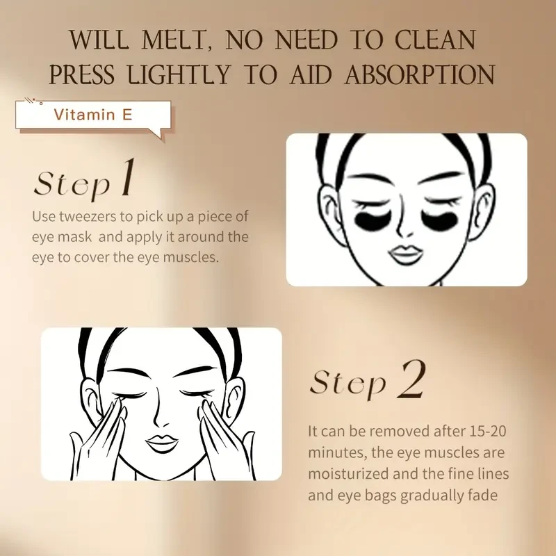 OPOSI Caffeine Peptide Firming Eye Mask  Hydrating, Brightening & Puffiness-Reducing Gel Patches