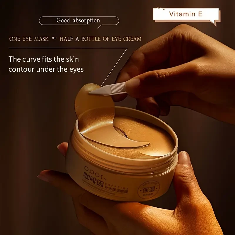 OPOSI Caffeine Peptide Firming Eye Mask Hydrating, Brightening & Puffiness-Reducing Gel Patches