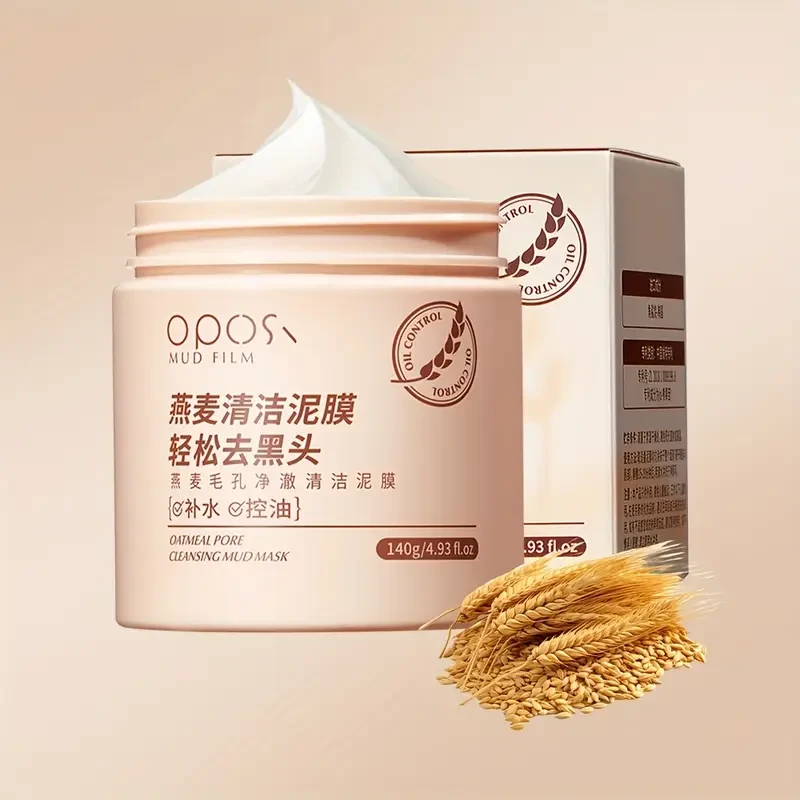 OPOSI Oat Pore Cleansing Mask  Gentle, Alcohol-Free & Deep Moisturising Formula