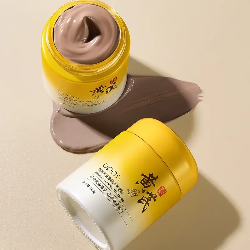 OPOSI Astragalus Reishi Cleansing Mask  Deep Cleansing, Pore Refining & Hydrating Formula