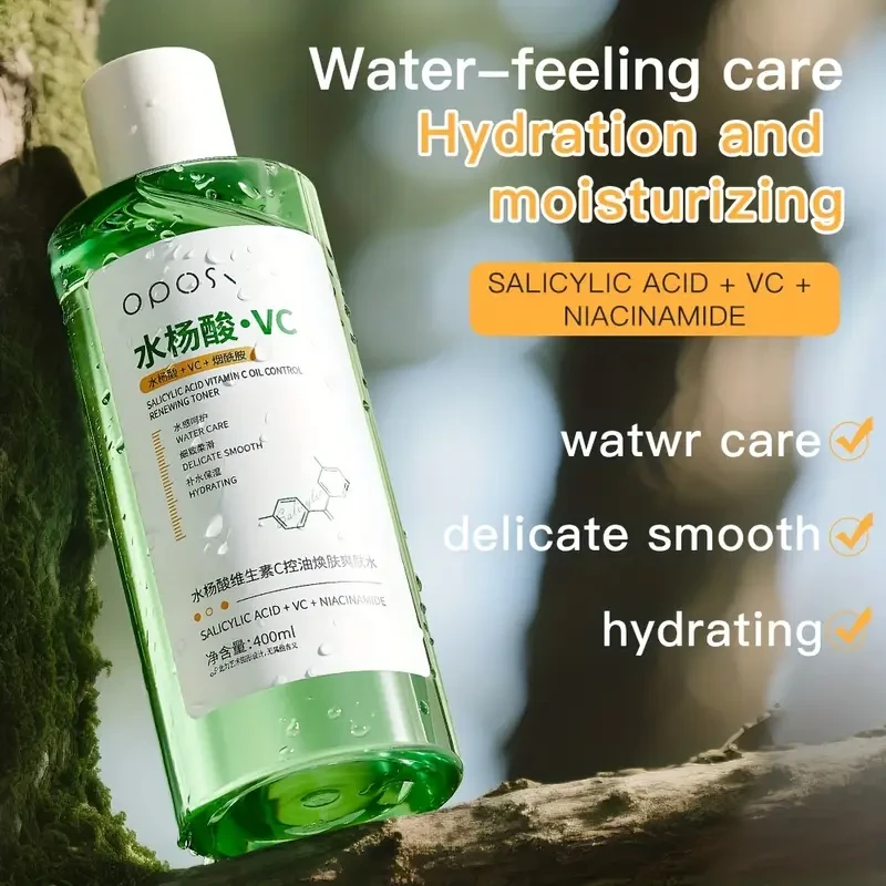 OPOSI Vitamin C & Salicylic Acid Toner  400ml Korean-Style Brightening & Clarifying Mist