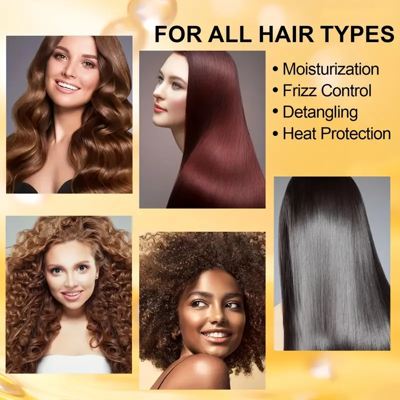 LANEMAY Keratin Hair Care Oil Spray  Deep Moisture, Shine & Frizz Control