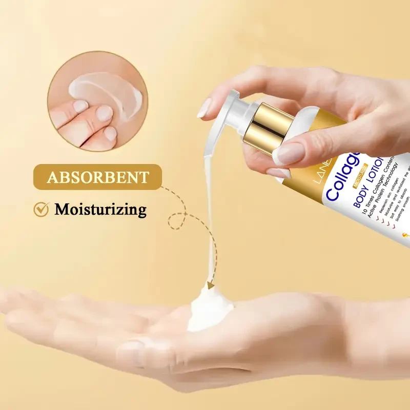 LANEMAY Collagen Moisturize Body Lotion  Lightweight, Hydrating & Non-Greasy Care