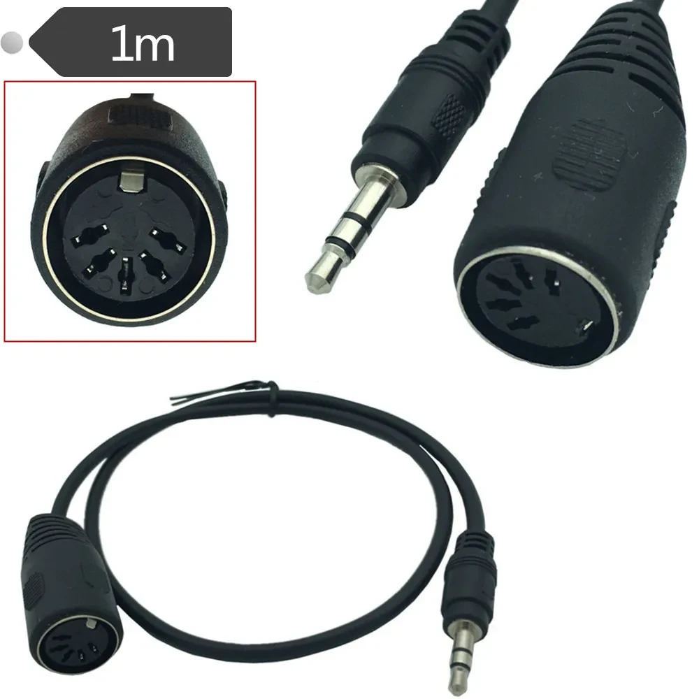 35 Male To DIN 5p Female Audio Plug To MIDI Adapter Cable Audio MIDI DIN 5PIN Cable