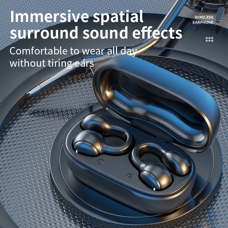 GENAI M47 Earbud Headphones  Compact Wireless Earbuds with ANC & Long Endurance