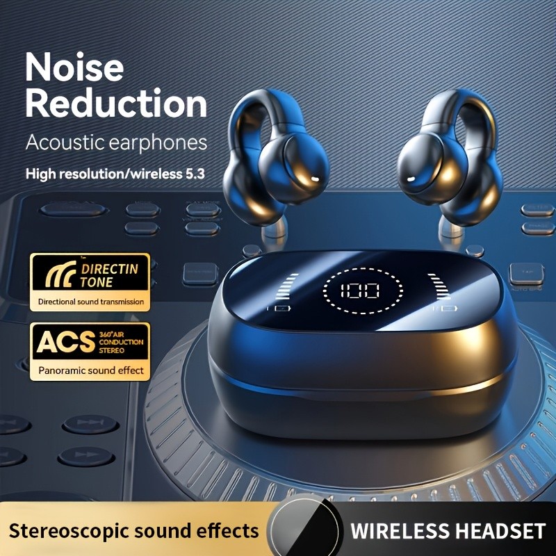 GENAI M47 Earbud Headphones  Compact Wireless Earbuds with ANC & Long Endurance