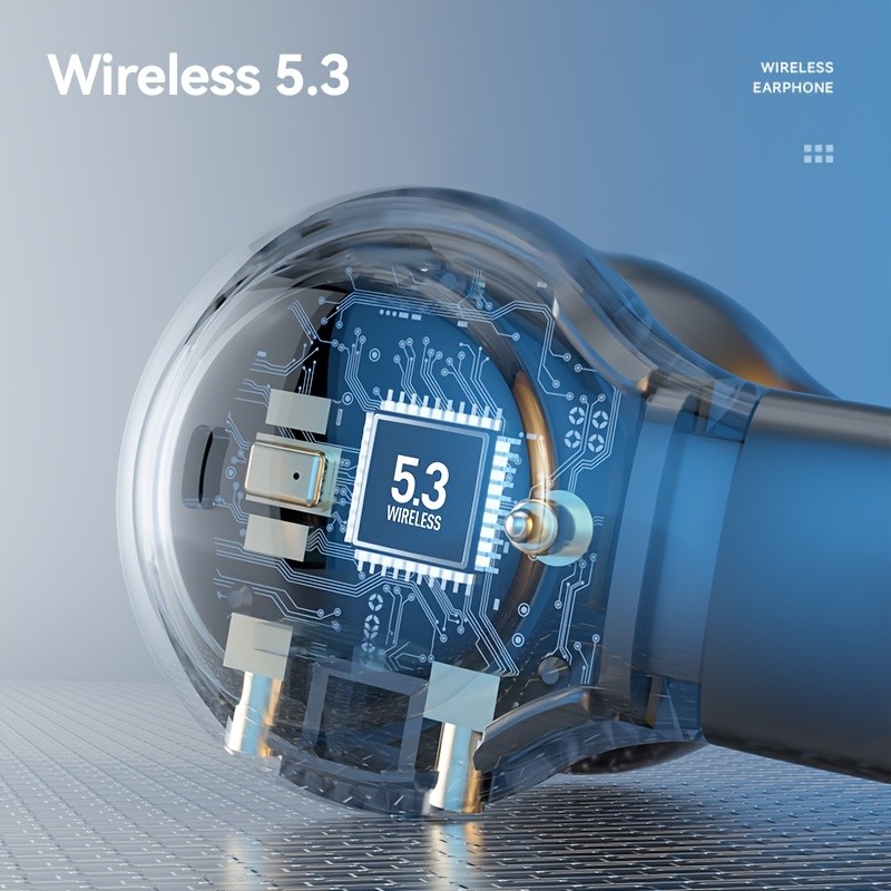 GENAI M47 Earbud Headphones  Compact Wireless Earbuds with ANC & Long Endurance