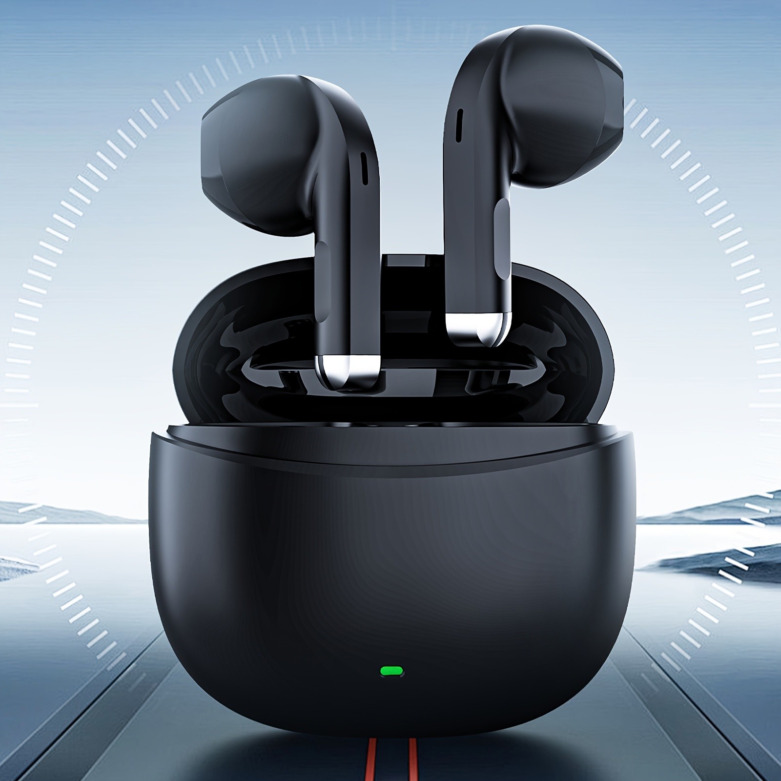 GENAI Wireless Earphones  Noise Reduction with Dual Mic, Fast Pairing & Long Standby Time