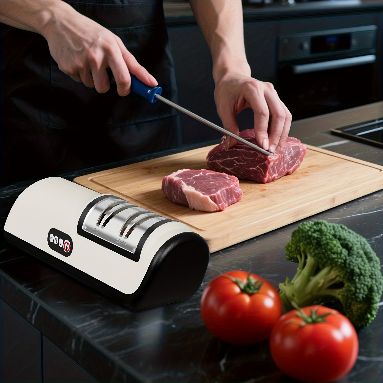 GENAI Professional Electric Sharpening Tool  USB-C Fast Charging Precision for Every Blade
