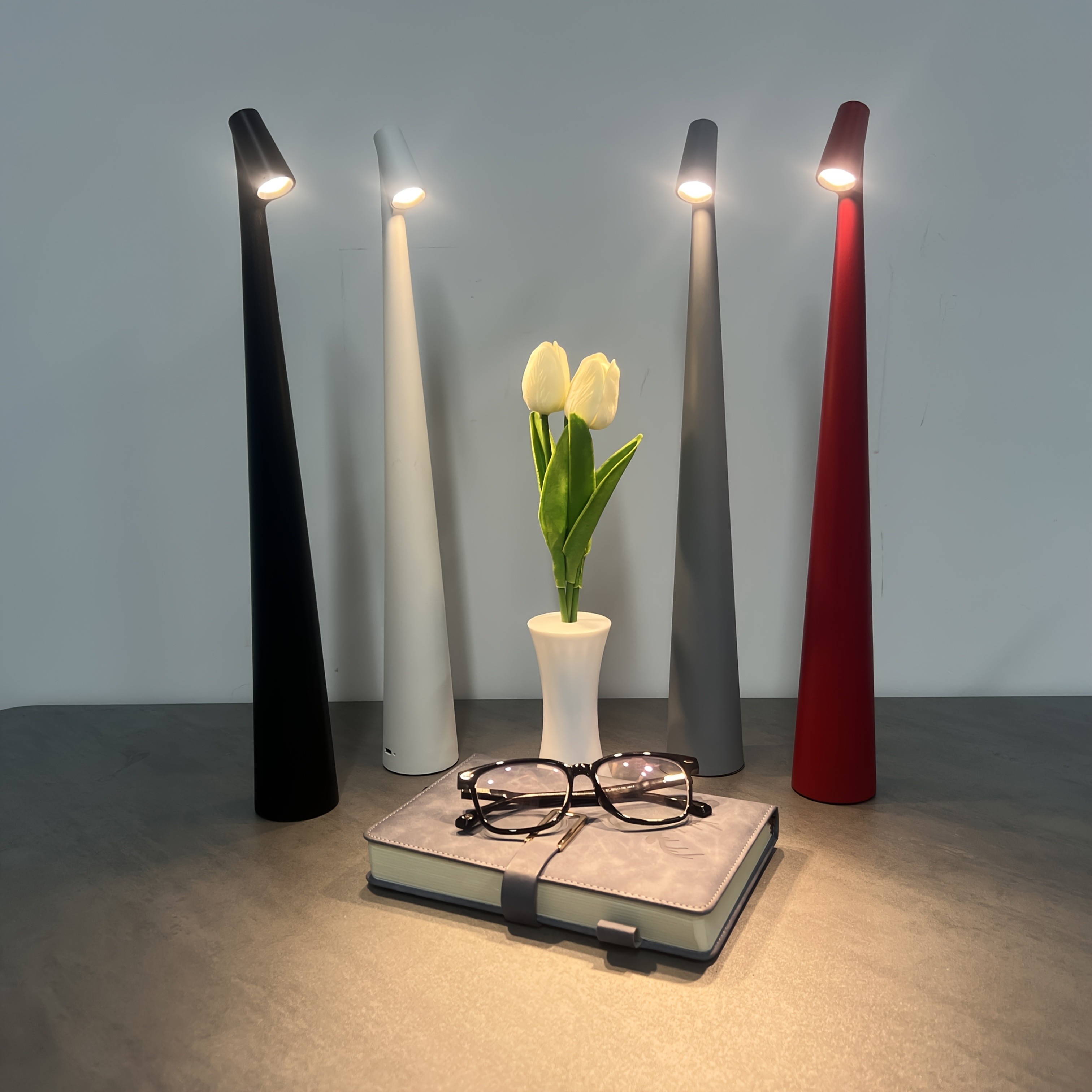 GENAI Rechargeable Cordless LED Desk Lamp  Portable, Modern & Effortlessly Bright Anywhere