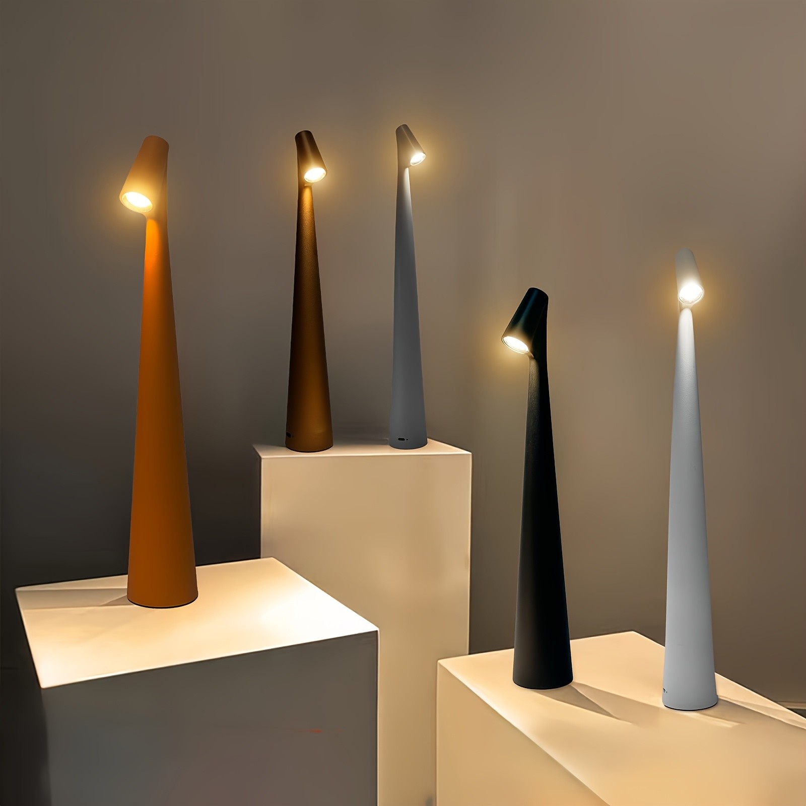 GENAI Rechargeable Cordless LED Desk Lamp  Portable, Modern & Effortlessly Bright Anywhere