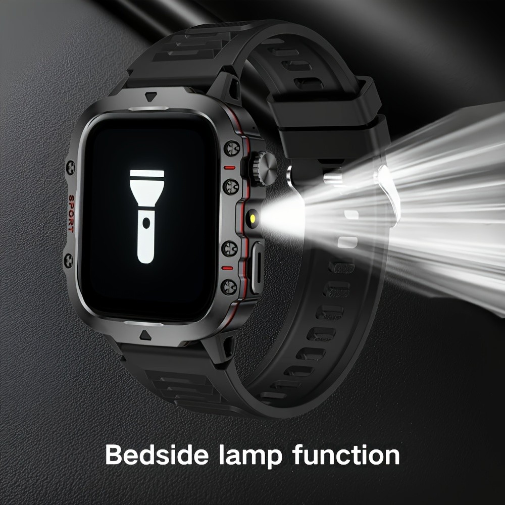 ERUN Mens Outdoor Smart Watch  4.6 cm HD Touchscreen Power for Sport, Adventure & Everyday Life