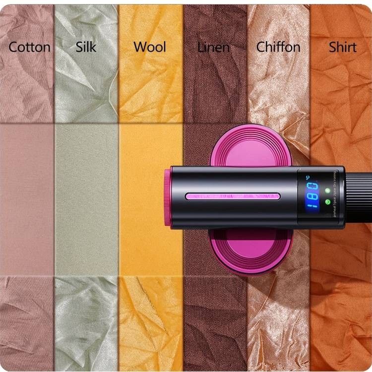 ESUPER 2-in-1 LED Rotating Garment Steamer  Modern Clothing Care Made Simple