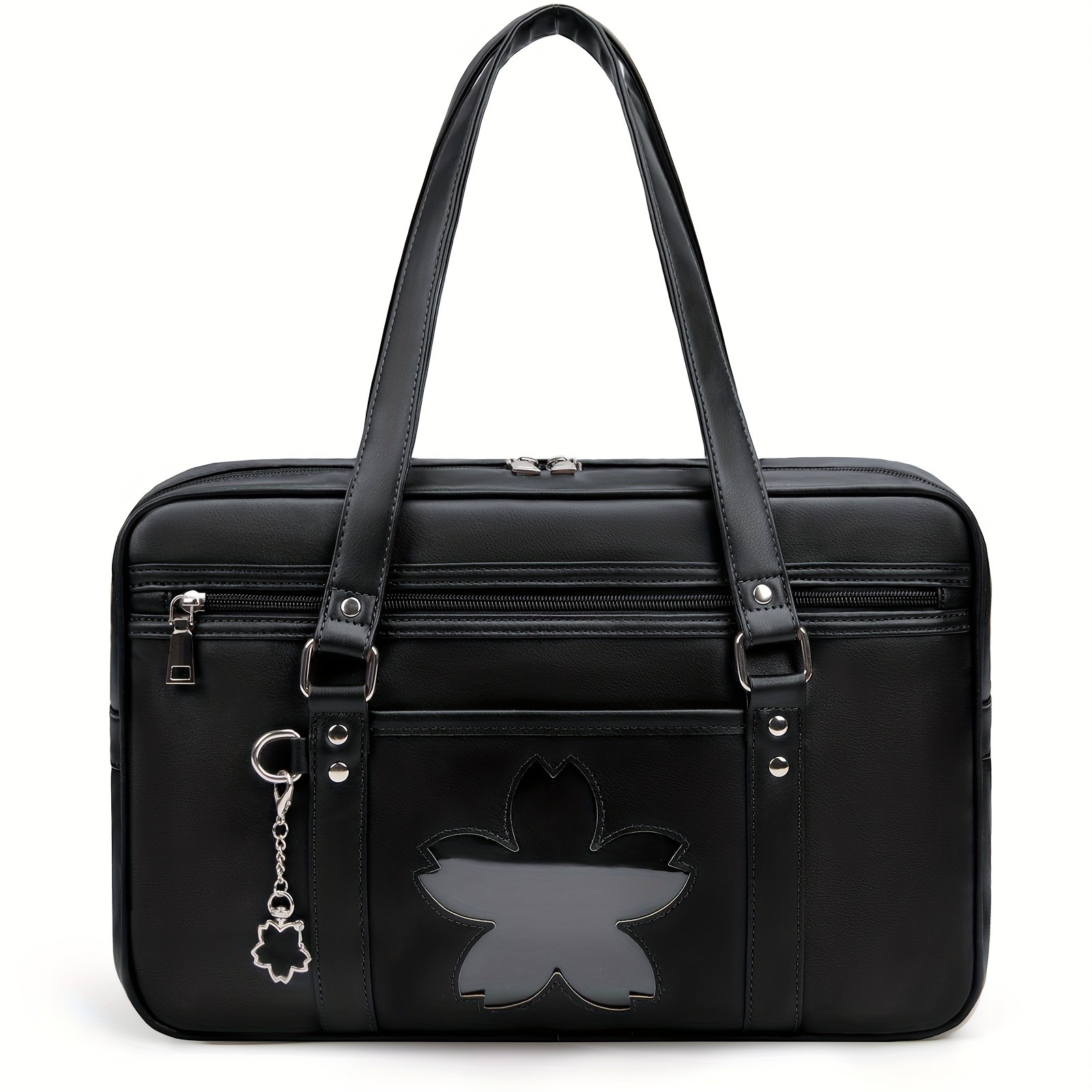 NUBILY Large Capacity Boston Bag  Stylish, Durable & TSA-Compliant for Middle & High School Students