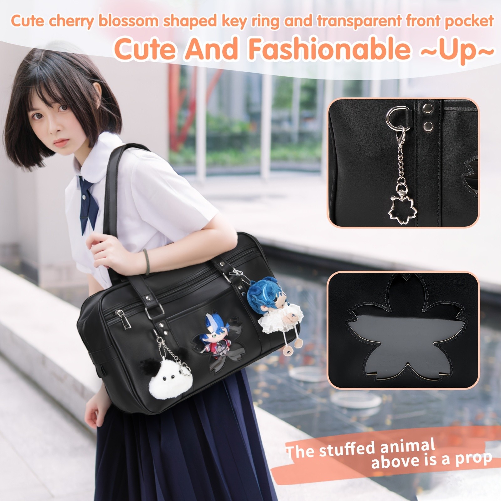 NUBILY Large Capacity Boston Bag  Stylish, Durable & TSA-Compliant for Middle & High School Students