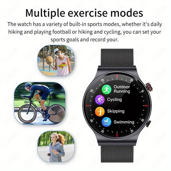 LIGE Smart Watch Stylish, Lightweight & Packed With Smart Performance