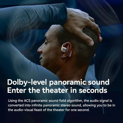 SANAG C16S TWS Wireless Earbuds  HiFi Open-Back Sound, Smart Touch Control & All-Day Comfort