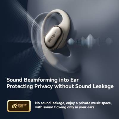 SANAG C16S TWS Wireless Earbuds  HiFi Open-Back Sound, Smart Touch Control & All-Day Comfort