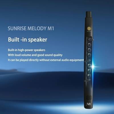SUNRISE MELODY M1 EWI Beginner-Friendly Digital Wind Instrument with 26 Timbres & Touch-Key Precision