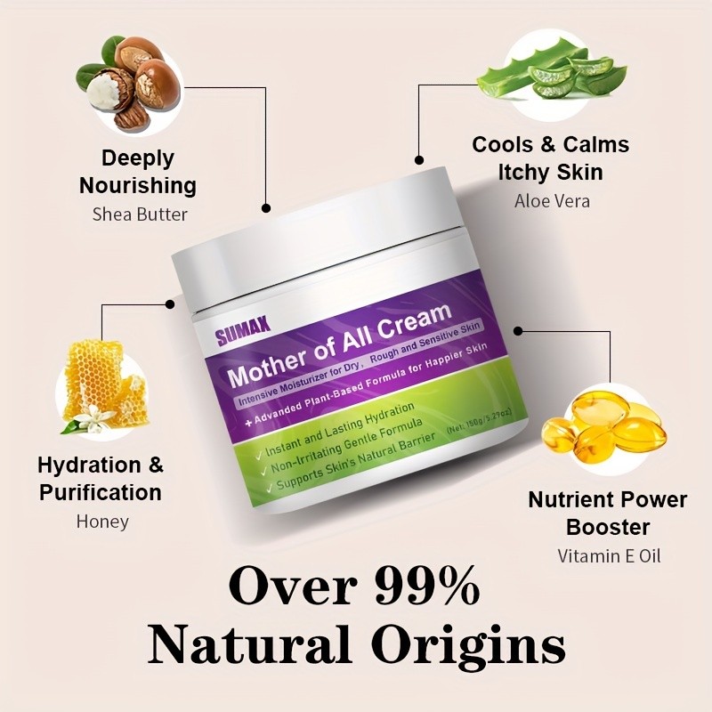 SUMAX Hydrating Face Cream  Ceramide & Hyaluronic Acid Moisture Barrier Enhancing Cream (150g)