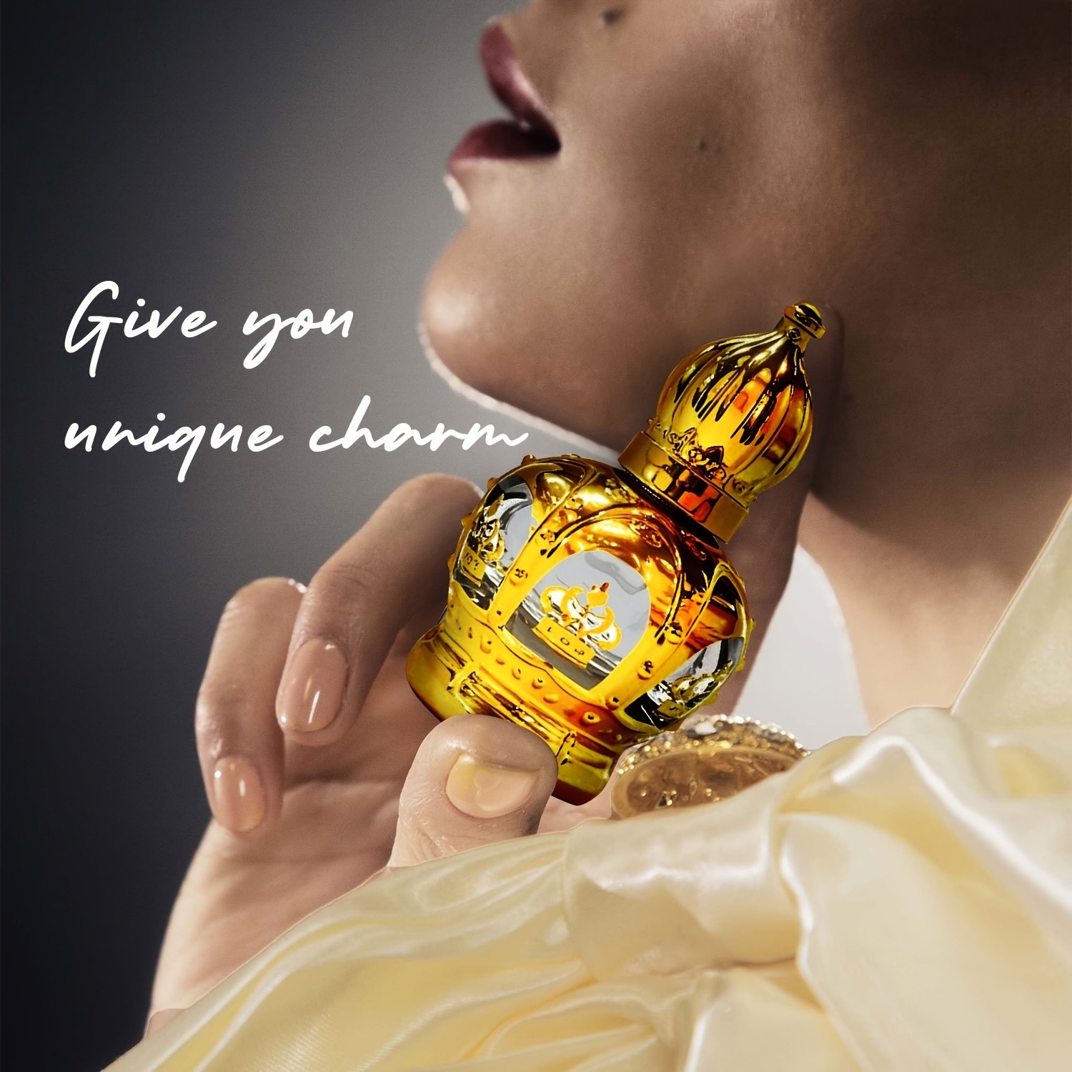 SUMAX Luxury Golden Crown Perfume Roller Ball  Alcohol-Free Long-Lasting Royal Fragrance Oil with Gift Box