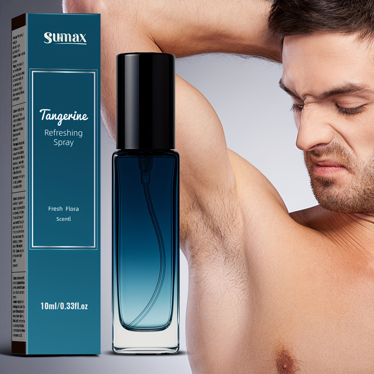 SUMAX Mens & Womens Citrus Deodorizing Fragrance Spray  Long-Lasting Fresh Citrus Aroma in a Sleek Travel Bottle