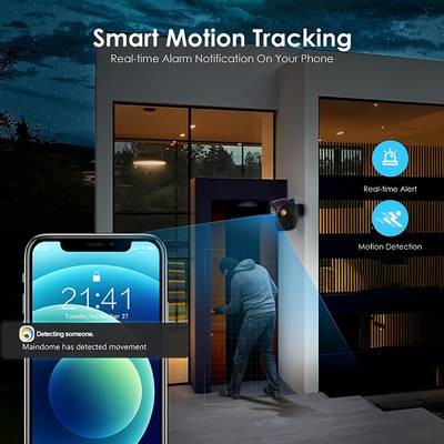 ANYAZHINENG Smart Home Security Camera Night Vision, Motion Detection & Remote Viewing for Total Peace of Mind