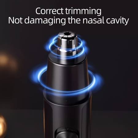 GERTZY USB Rechargeable Nose & Ear Hair Trimmer  Painless, Precise & Designed for Modern Grooming