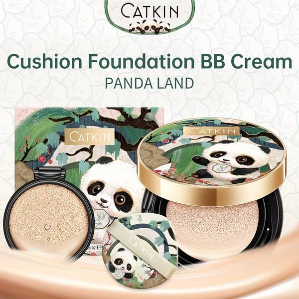 CATKIN Panda Land Foundation  Flawless Cushion Glow That Lasts