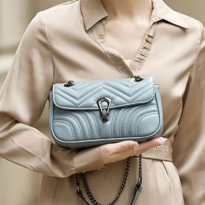 ZOOLER Vintage Genuine Leather Shoulder Bag for Women  Classic Striped Holiday-Ready Handbag