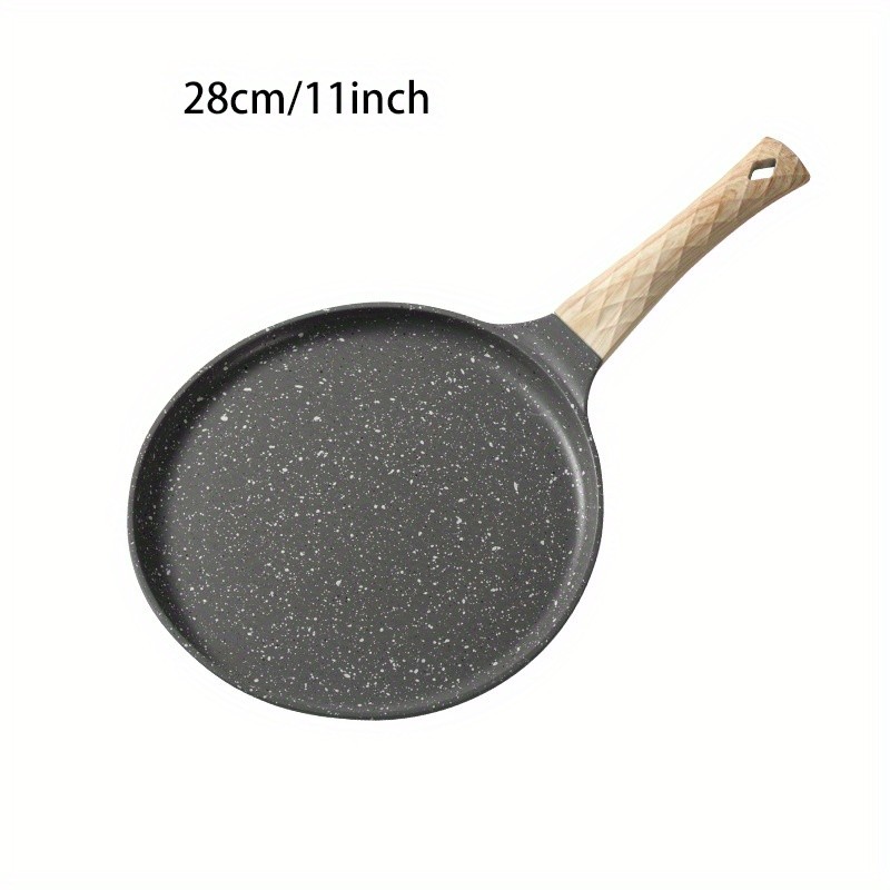 YUMIPLUS 10-Inch Nonstick Crepe Pan  Swiss Granite Coated Dosa & Pancake Skillet