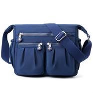 OGEHUAFEE Casual Nylon Shoulder Bag for Women  Lightweight Multi-Pocket Crossbody for Travel & Shopping