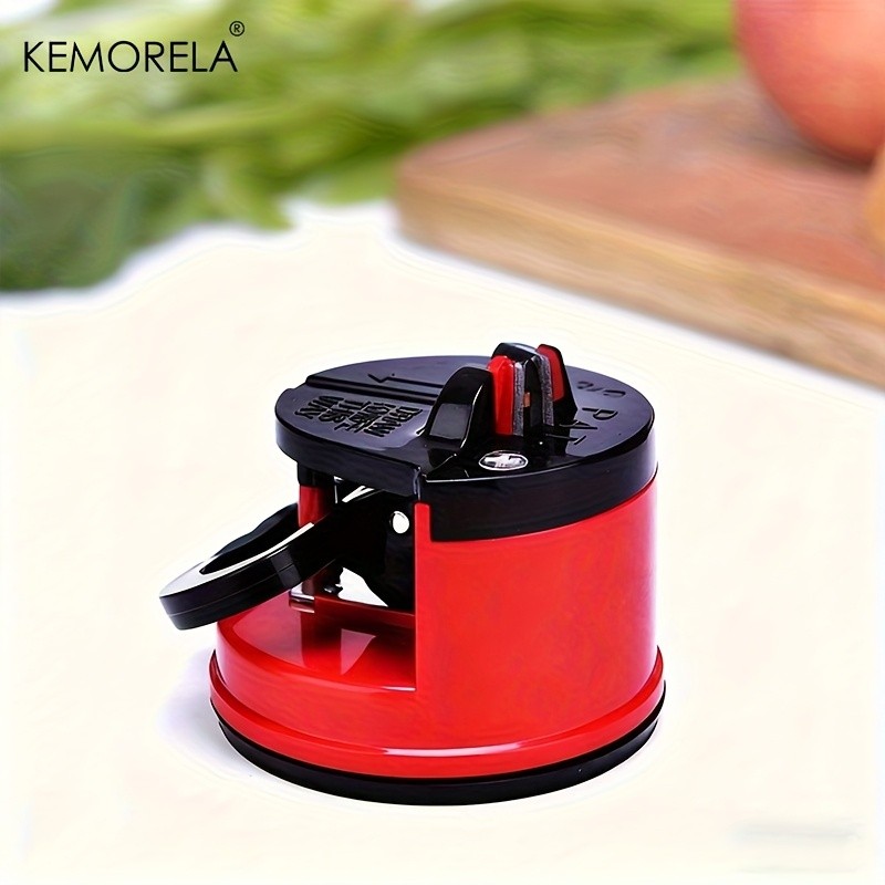 KEMORELA Knife Sharpener  Safe Suction-Based Sharpening Tool for Chef & Damascus Knives