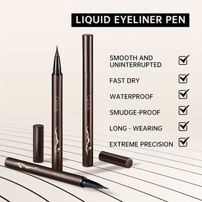 CATKIN Liquid Eyeliner Pen  Ultra-Fine, Waterproof, Long-Lasting 24H Eyeliner (Christmas Gift)
