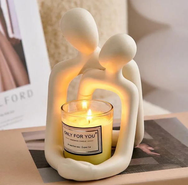 Heartwarming Loving Couple Resin Statue