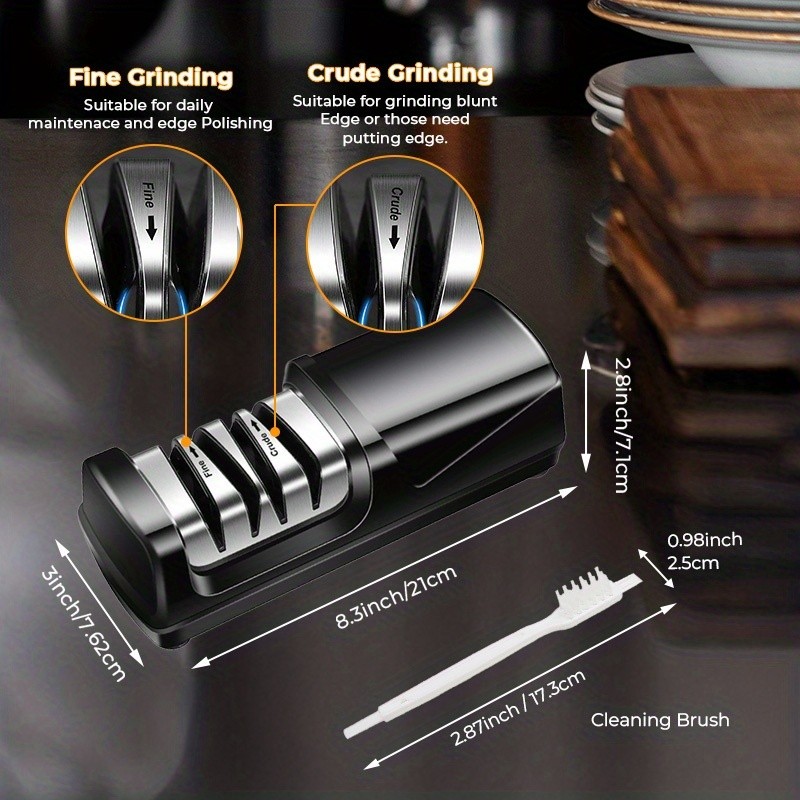 iWhale BLACK SAMURAI Pro Sharpener with Angle Clip & Dual-Mode Precision Sharpening Power for Every NZ Kitchen