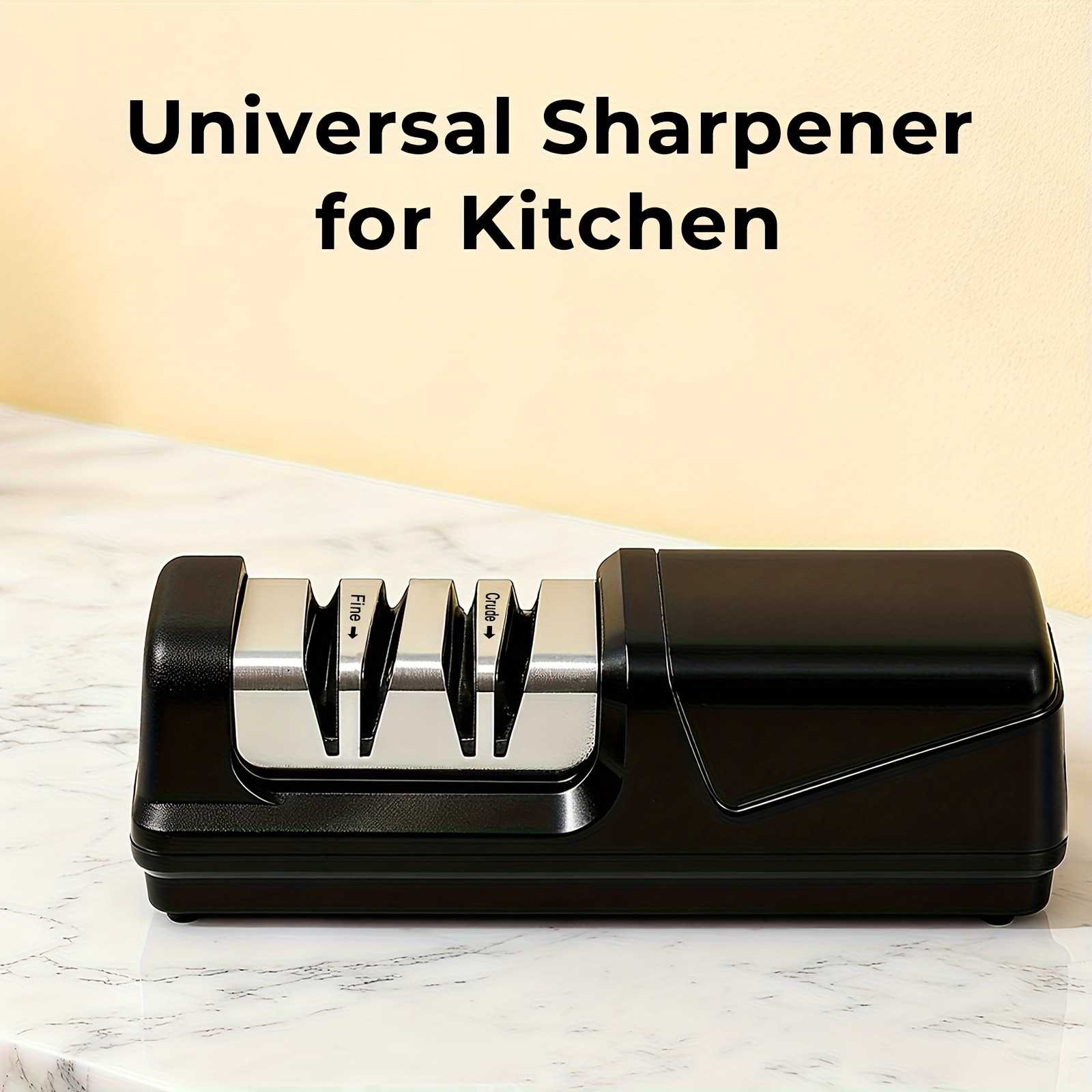 iWhale BLACK SAMURAI Pro Sharpener with Angle Clip & Dual-Mode Precision Sharpening Power for Every NZ Kitchen