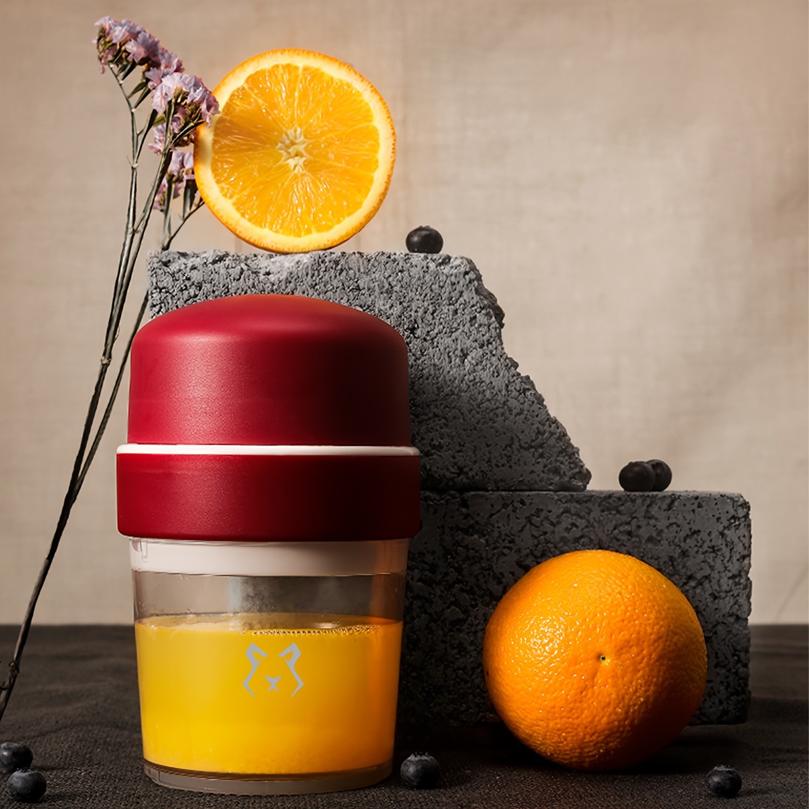 iWhale Manual Citrus Juicer with Separate Cup  Heavy-Duty, No-Electricity Juicing for Fresh Lemon & Orange Drinks Anywhere