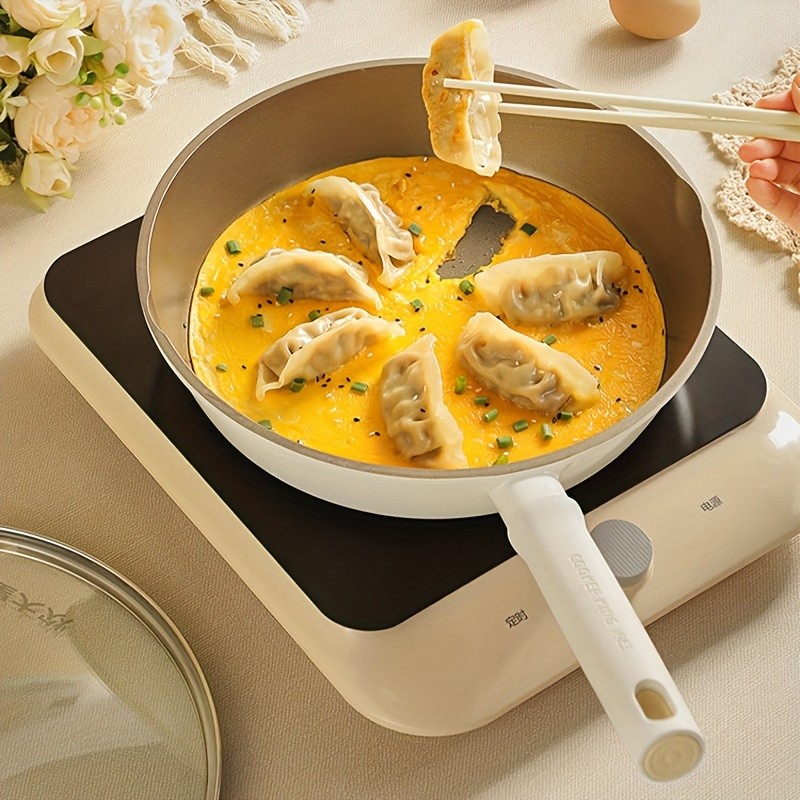 COOKER KING Non-Stick Titanium Coating Frying Pan with Lid  Healthy, PFOA-Free Cooking for All NZ Cooktops