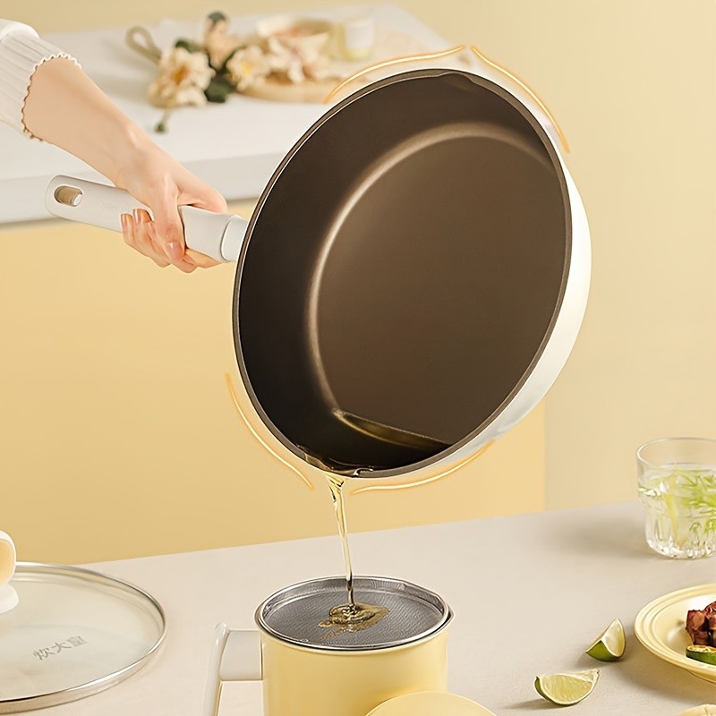 COOKER KING Non-Stick Titanium Coating Frying Pan with Lid  Healthy, PFOA-Free Cooking for All NZ Cooktops