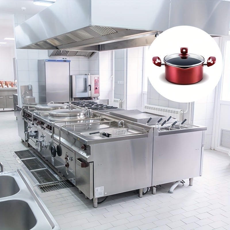 COOKER KING 4 Quart Non-Stick Stockpot with Glass Lid  PTFE/PFOA-Free, Induction Ready & Perfect for Everyday NZ Cooking