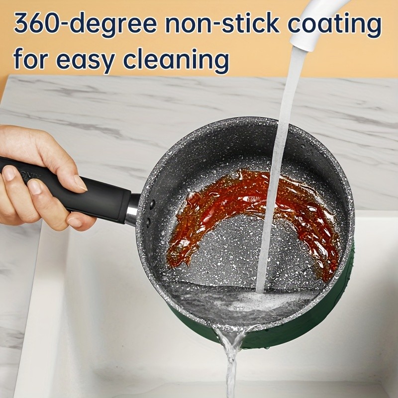 COOKER KING 18cm Nonstick Saucepan with Glass Lid  PFOA-Free Aluminum Alloy Pot for Safe, Even & Easy Everyday NZ Cooking