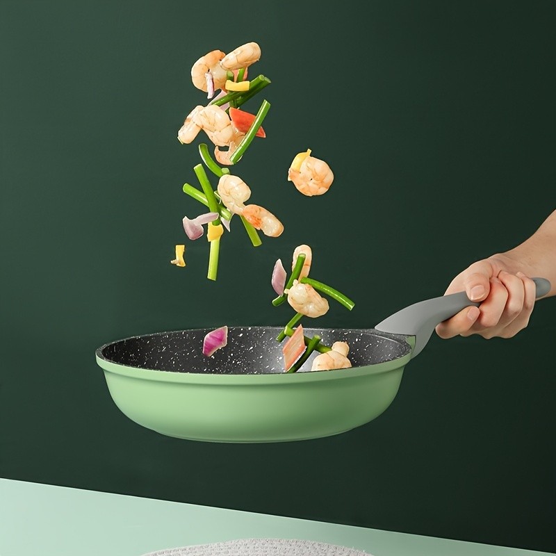 COOKER KING Nonstick Fry Pan with Lid  Healthy PFOA-Free Skillet & Omelette Pan for All NZ Cooktops